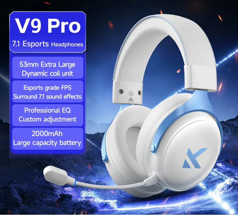Gaming Tri-Mode Wireless Headset Blue