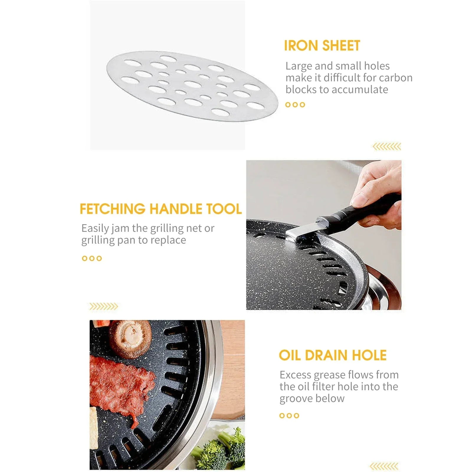13-Inch Round Charcoal Grill Portable Tabletop BBQ Smoker Silver