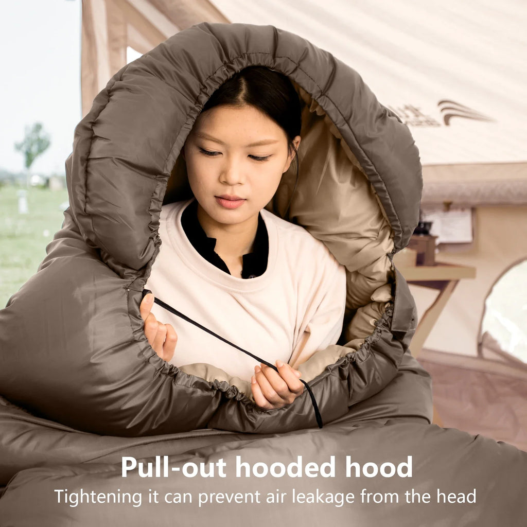 XL Winter Sleeping Bag – Lightweight Widen Long Outdoor Camping Bag