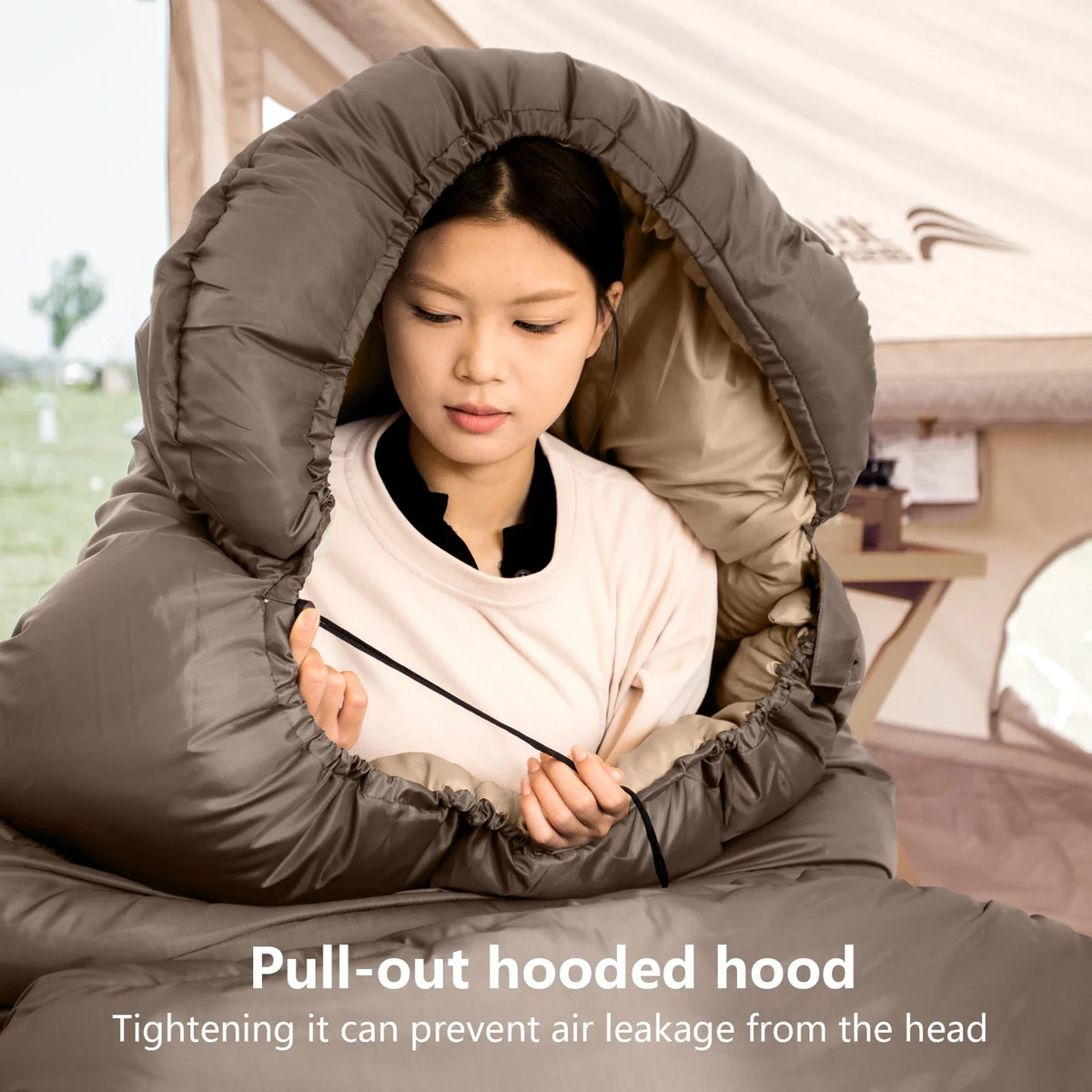 XL Winter Sleeping Bag – Lightweight Widen Long Outdoor Camping Bag