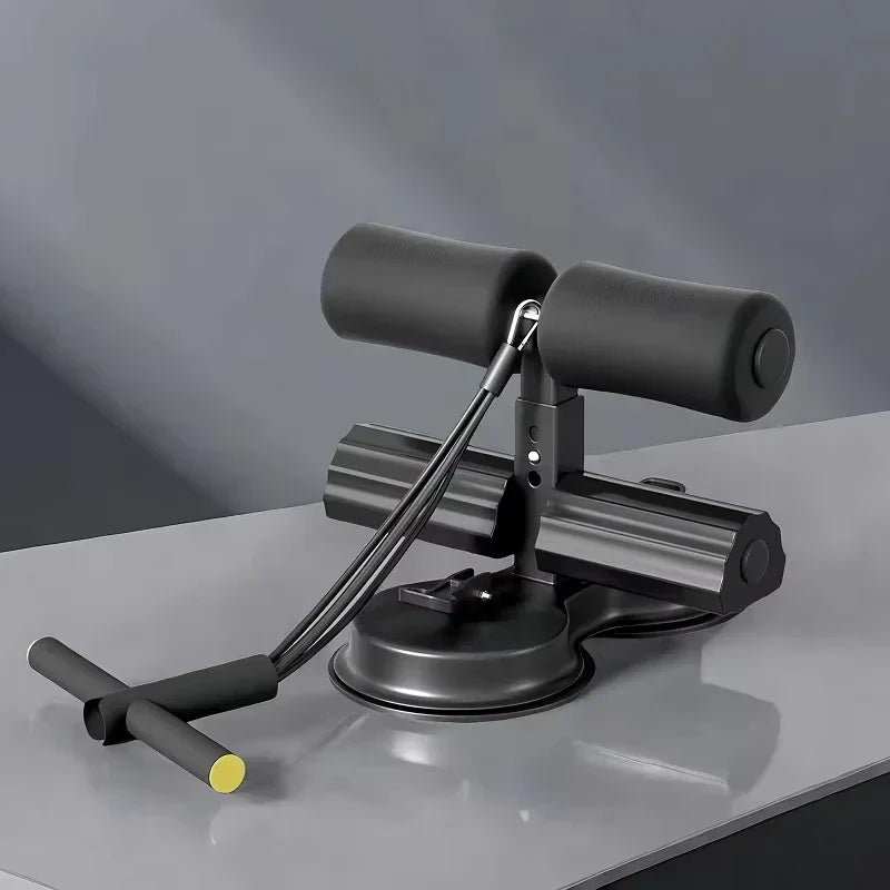 Sit-Up Bar with Suction Cup Black