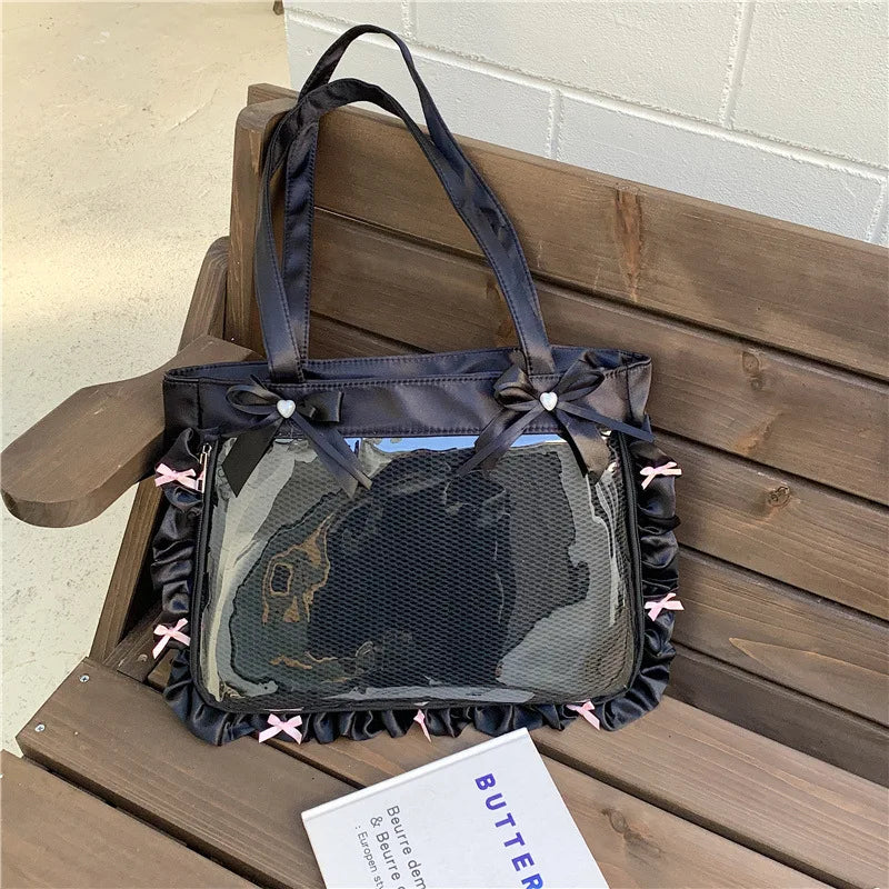 Cute Anime-Inspired Tote Crossbody Bag