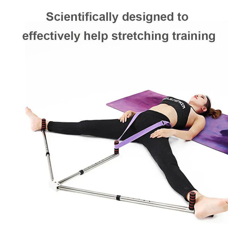 3-Bar Leg Stretcher 6-Hole Adjustment Red