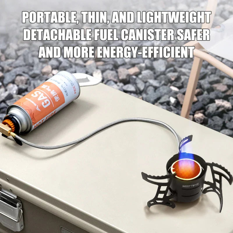 2600W Infrared Camping Stove Black