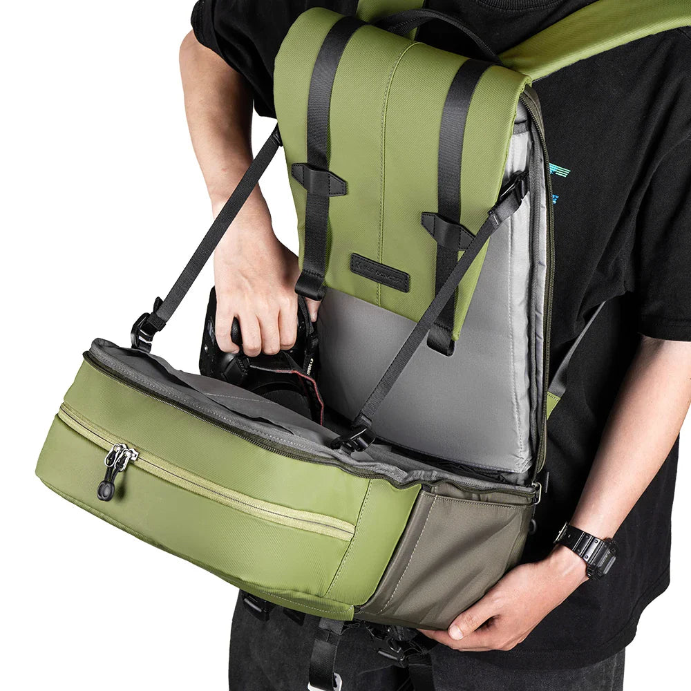20L Professional Camera Backpack Green