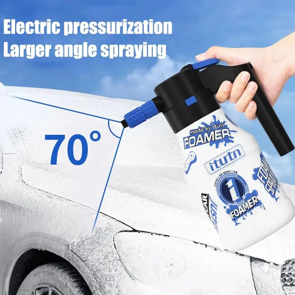 1.5L Electric Foam Sprayer: Effortless Foam Blasting for Cars and Home