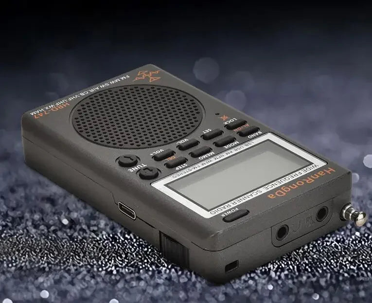 Full-Band Mini Digital Stereo Radio Black