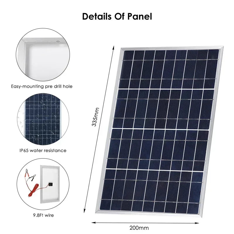 Portable Solar Panel Generator (600W)