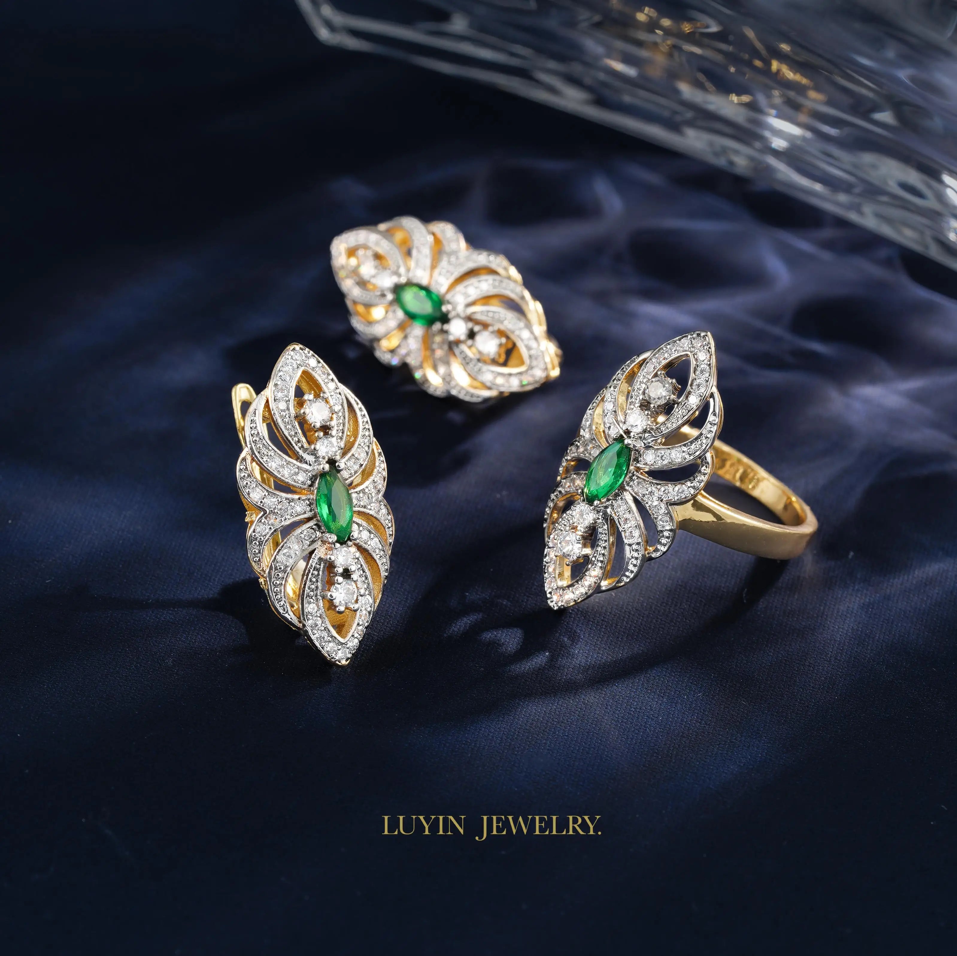 Bohemian Ring and Earring Set for Women