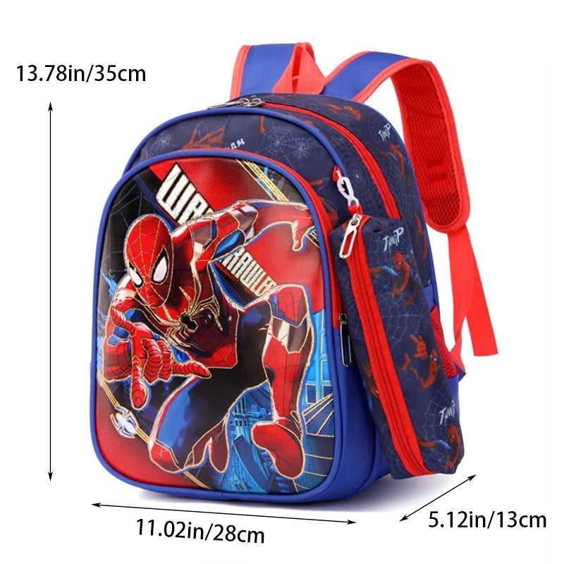 Spider-Man Kids Backpack Large Capacity School Bag