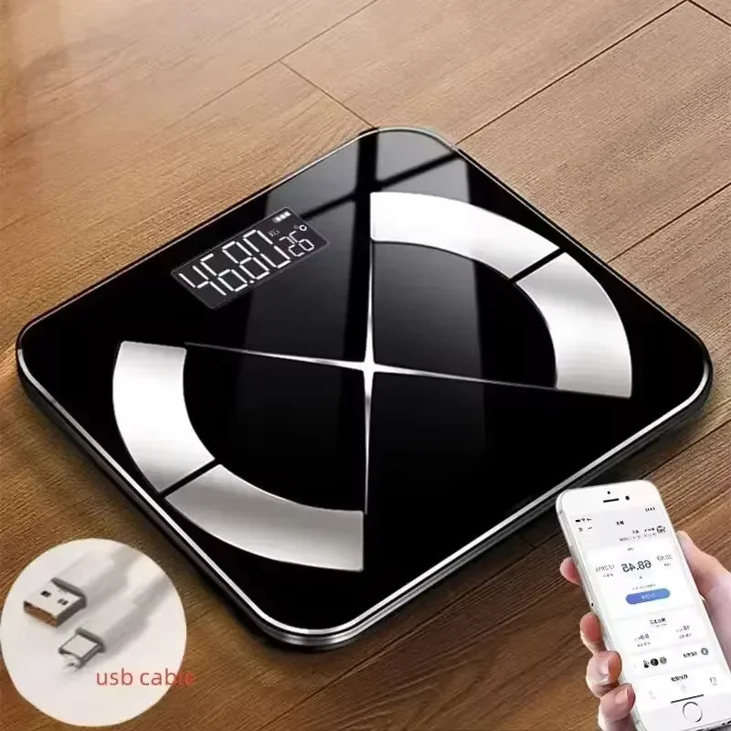 Bluetooth Smart Body Fat Scale Black