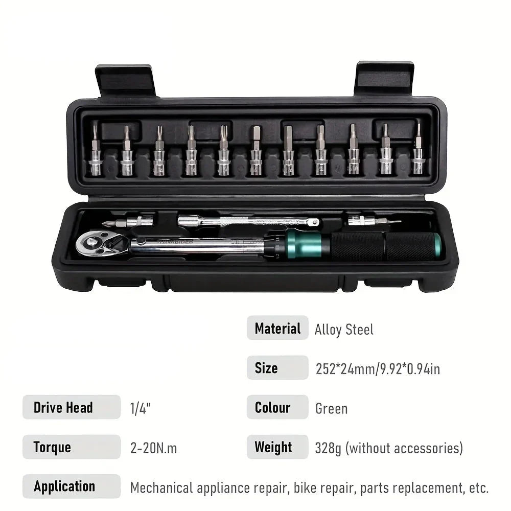 Bicycle NL-15 Precision Cycling Repair Tool Kit Black