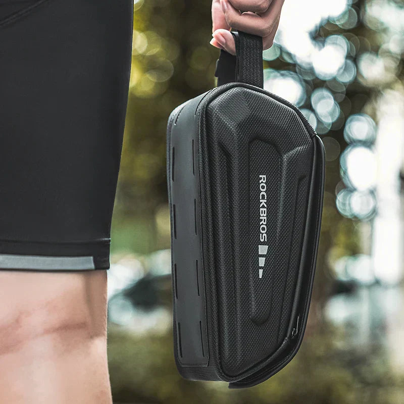 1.7L Waterproof Frame Bike Touchscreen Case Holder Bag Black