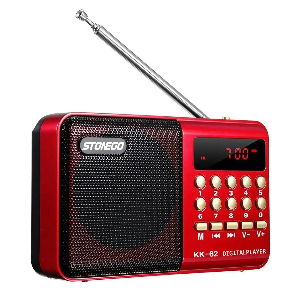 Mini Portable Rechargeable Digital Fm Radio & Mp3 Player