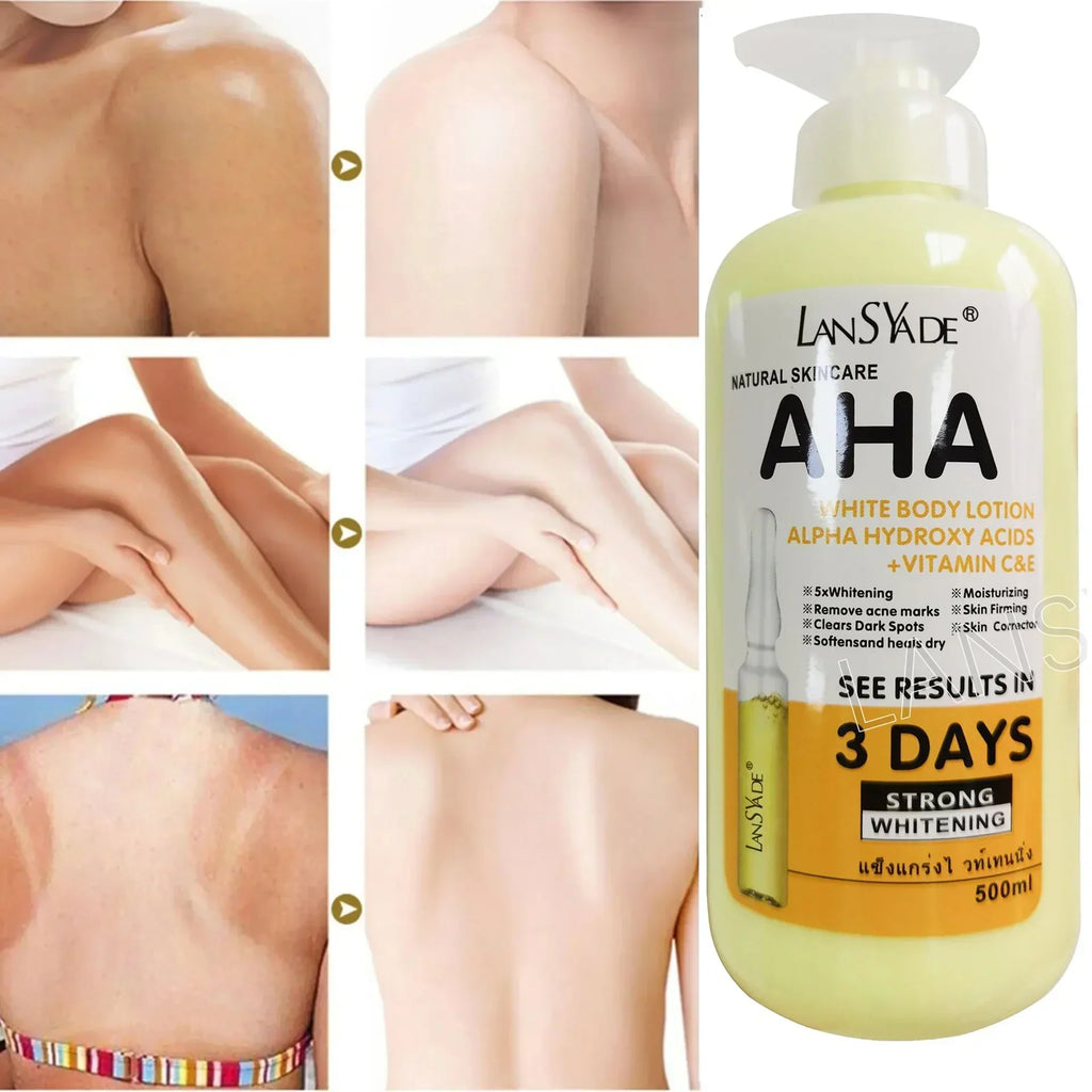 Radiance Revived: 3-Day Whitening Marvel in a Bottle - 500ml Body Lotion