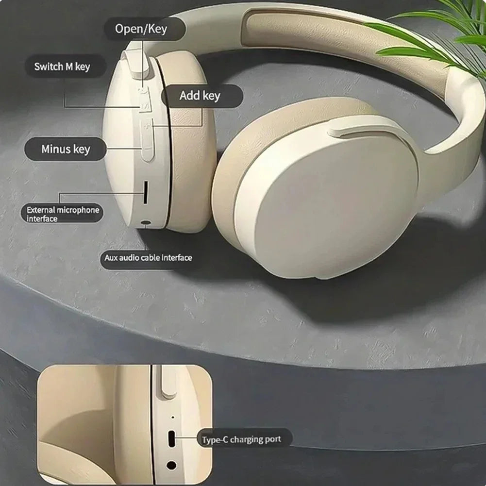 Bluetooth Wireless Headphone Khaki