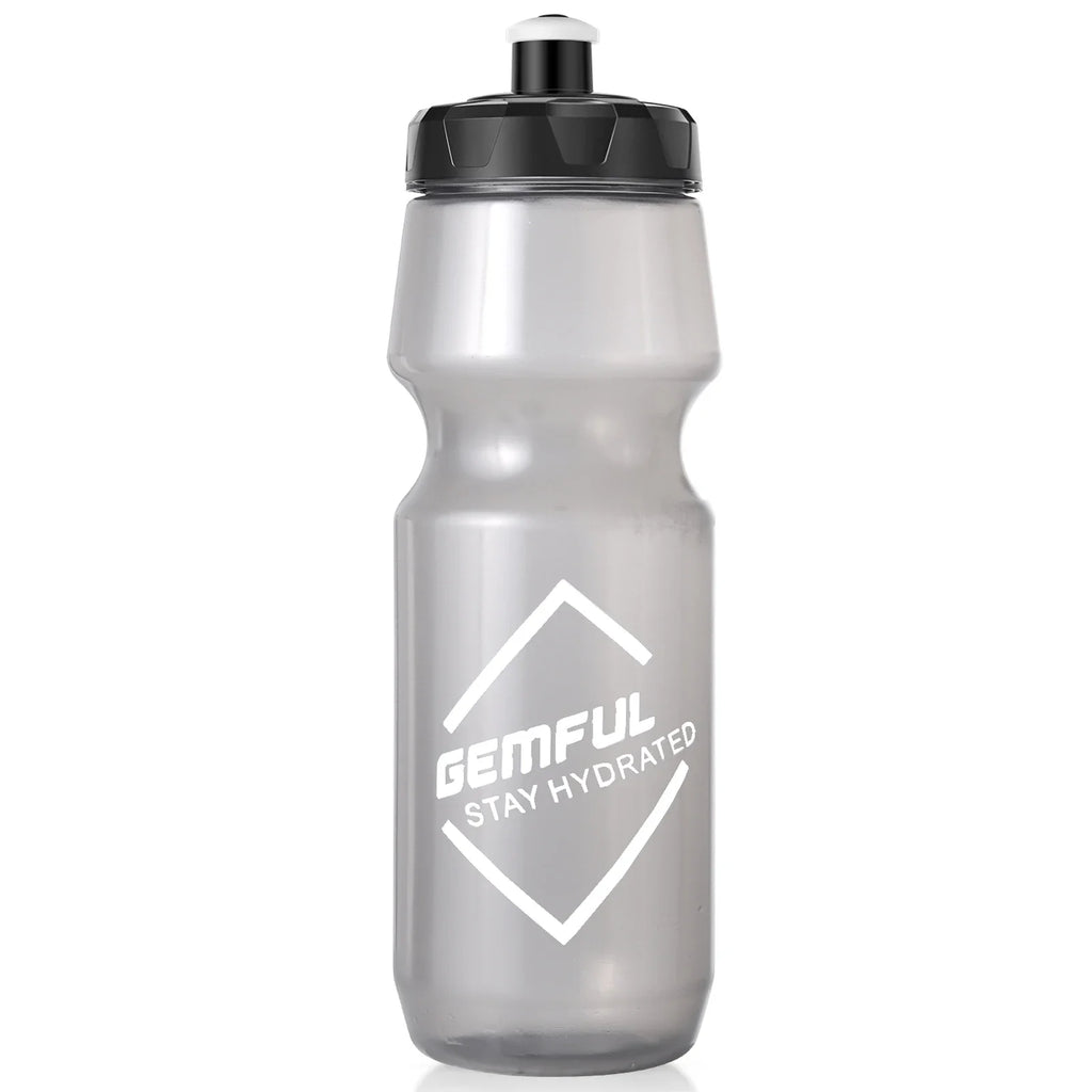 750ml Bike Water Bottle Squeeze Drink Cup Grey