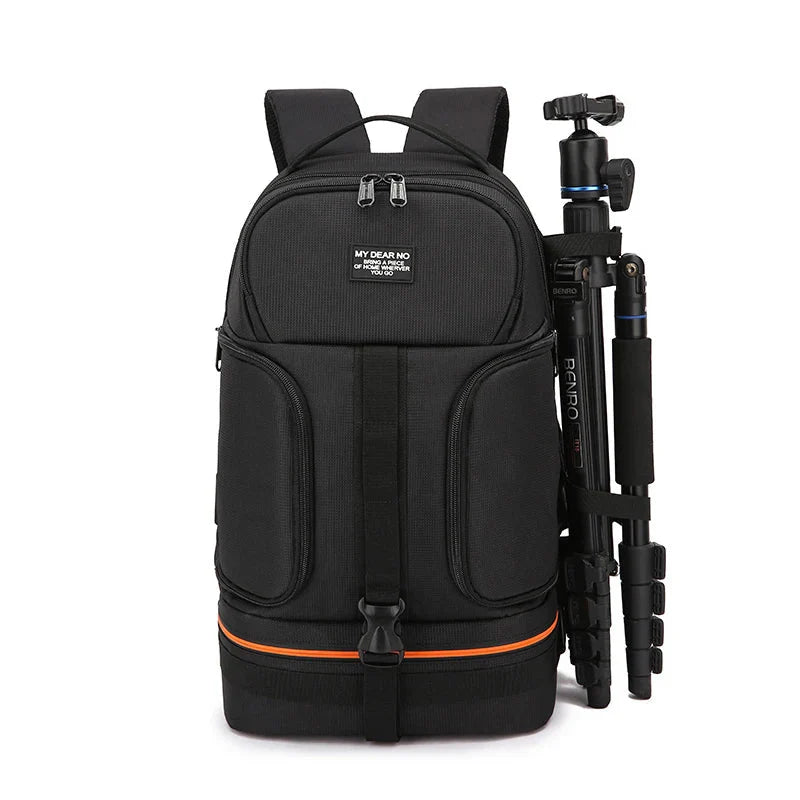 Waterproof Laptop Camera Backpack Orange