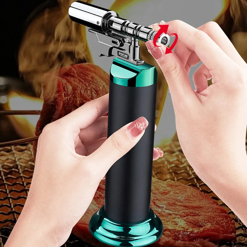 Powerful Windproof Jet Flame Butane Torch Lighter