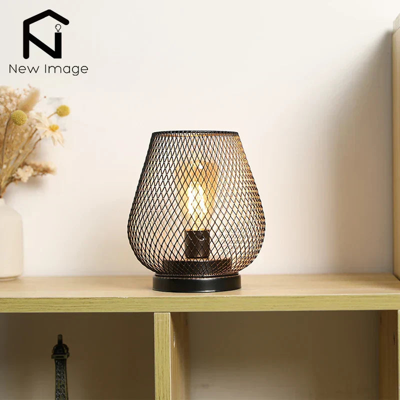 Cordless Metal Candle Holder: Nordic Elegance for Home Decor