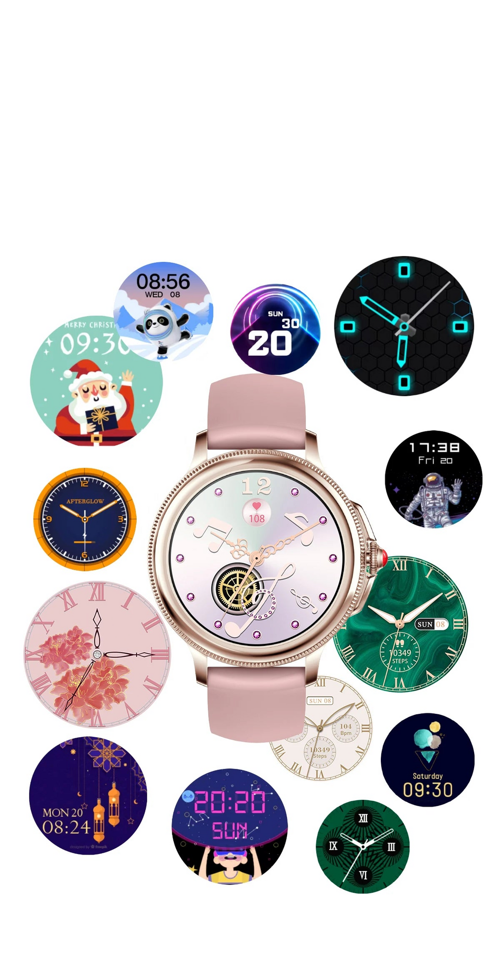 Womens Smart Watch with BT Call