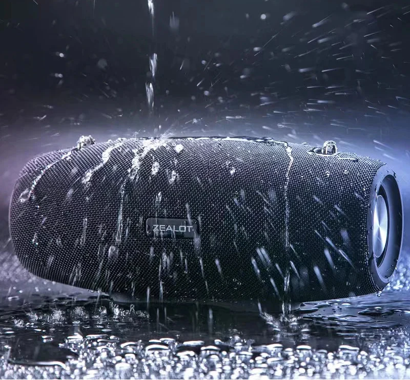 Bluetooth Speaker with Shoulder Strap Black