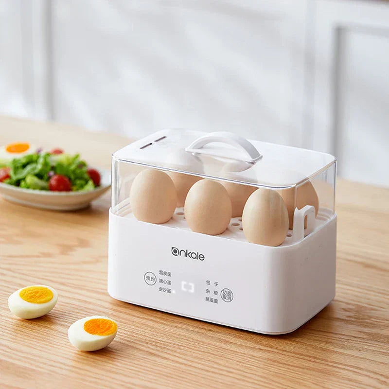 Multi-Function Electric Egg Cooker: Boil, Steam, and Omelette Maker