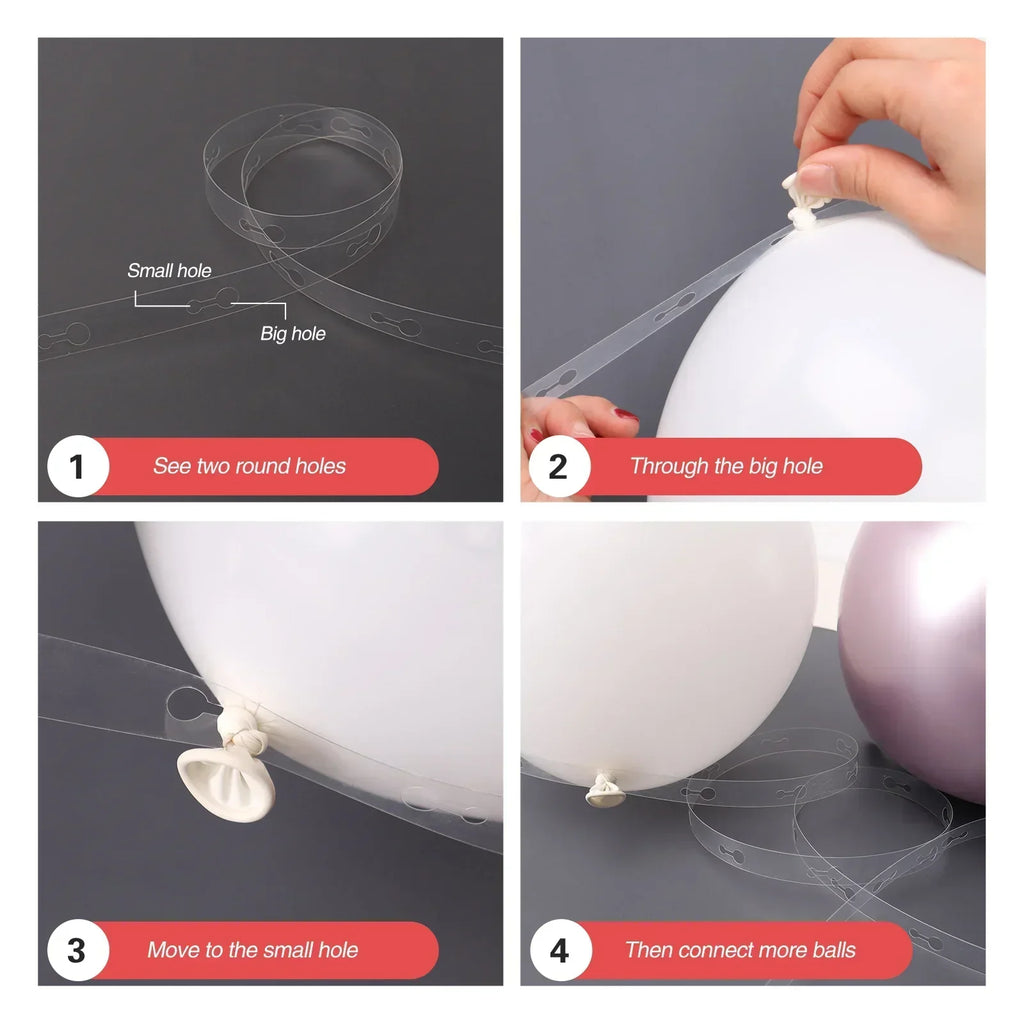 Mesmerizing Macaron Pink Balloon Garland Arch Kit - Style 1 (125 Pieces)