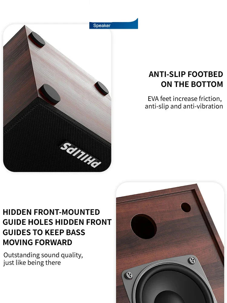 Wooden Bluetooth Speaker Brown