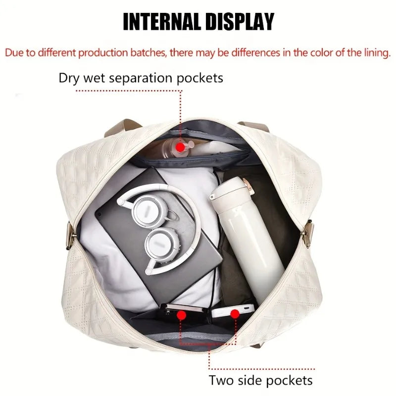 Luggage Bag Nylon Travel Large Sports Weekender