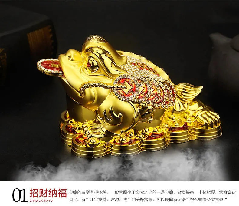 Golden Prosperity: Feng Shui Jin Chan Talisman for Luck and Wealth