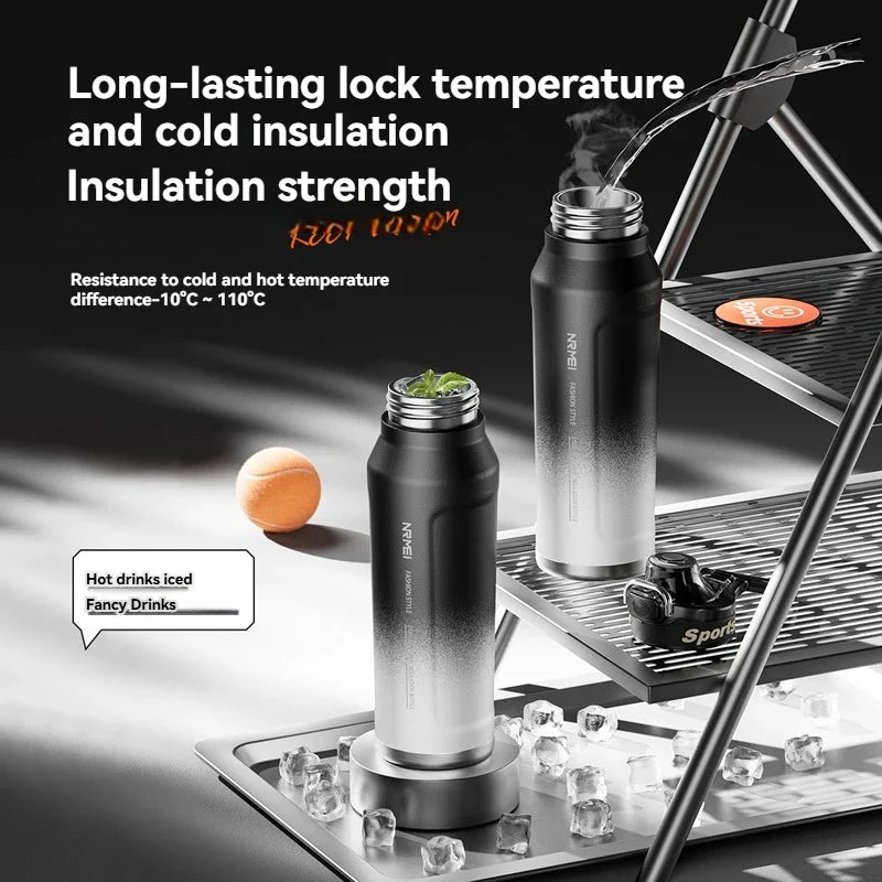 1.5L Insulated Water Bottle Black