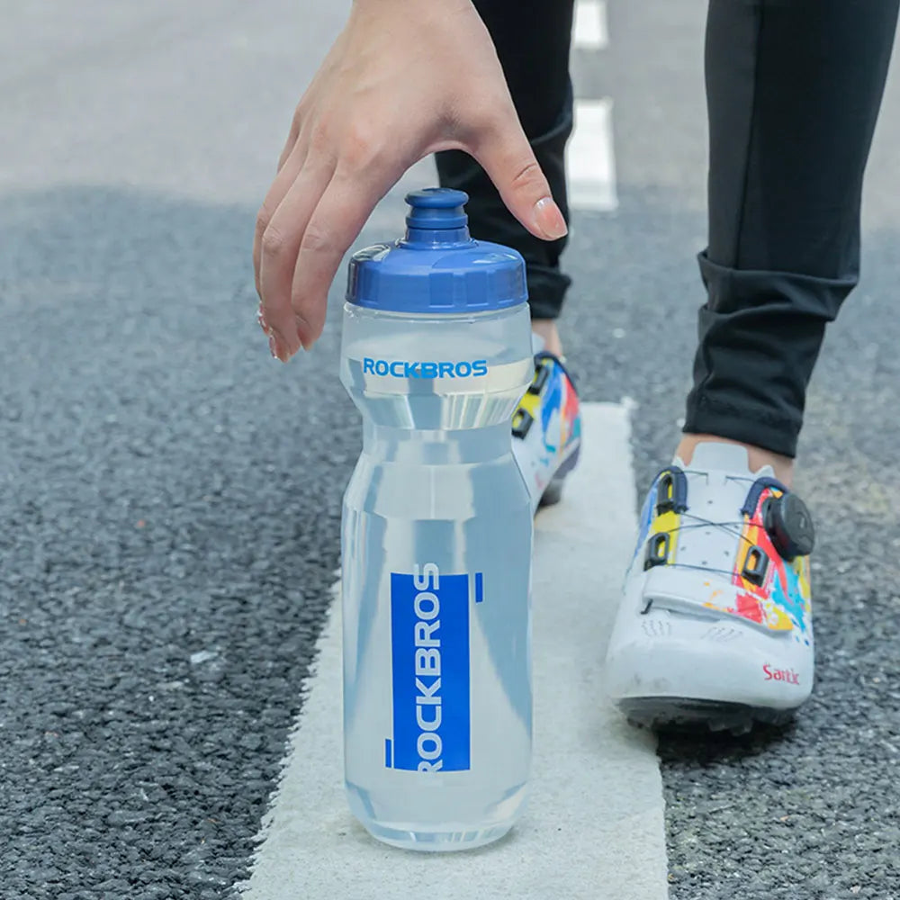 750ml Water Bottle with Holder Blue