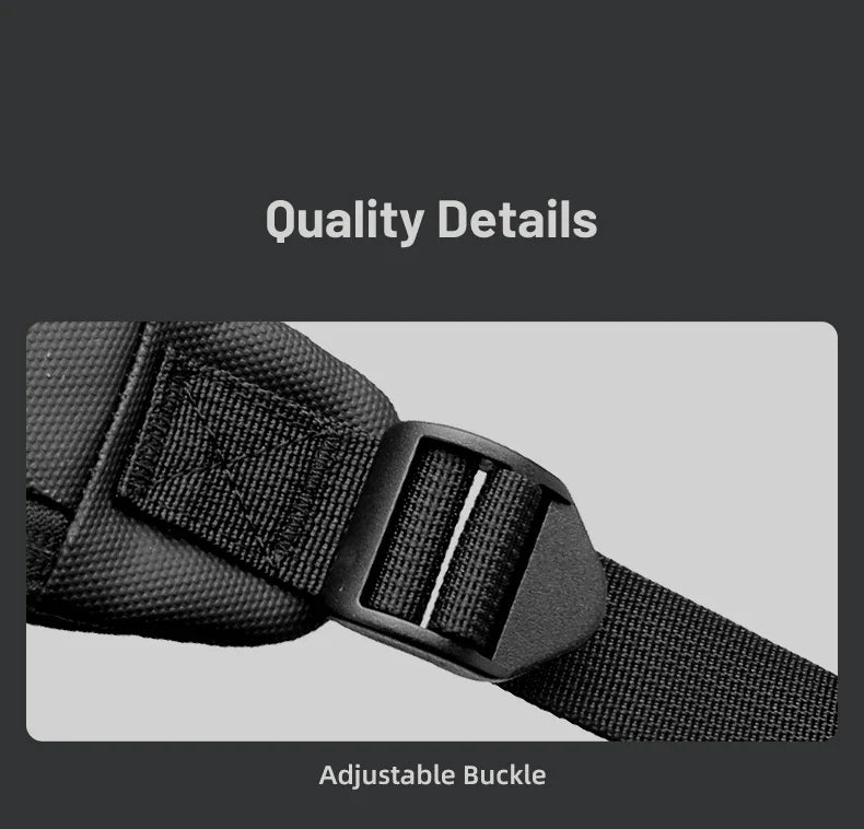 17-Inch Waterproof Laptop Backpack Black