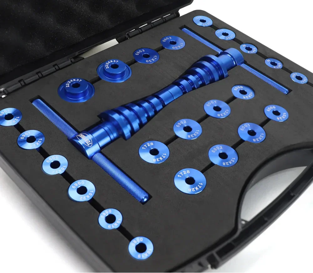 Bicycle Bearing Press Tool Set Installation Removal Kit Blue