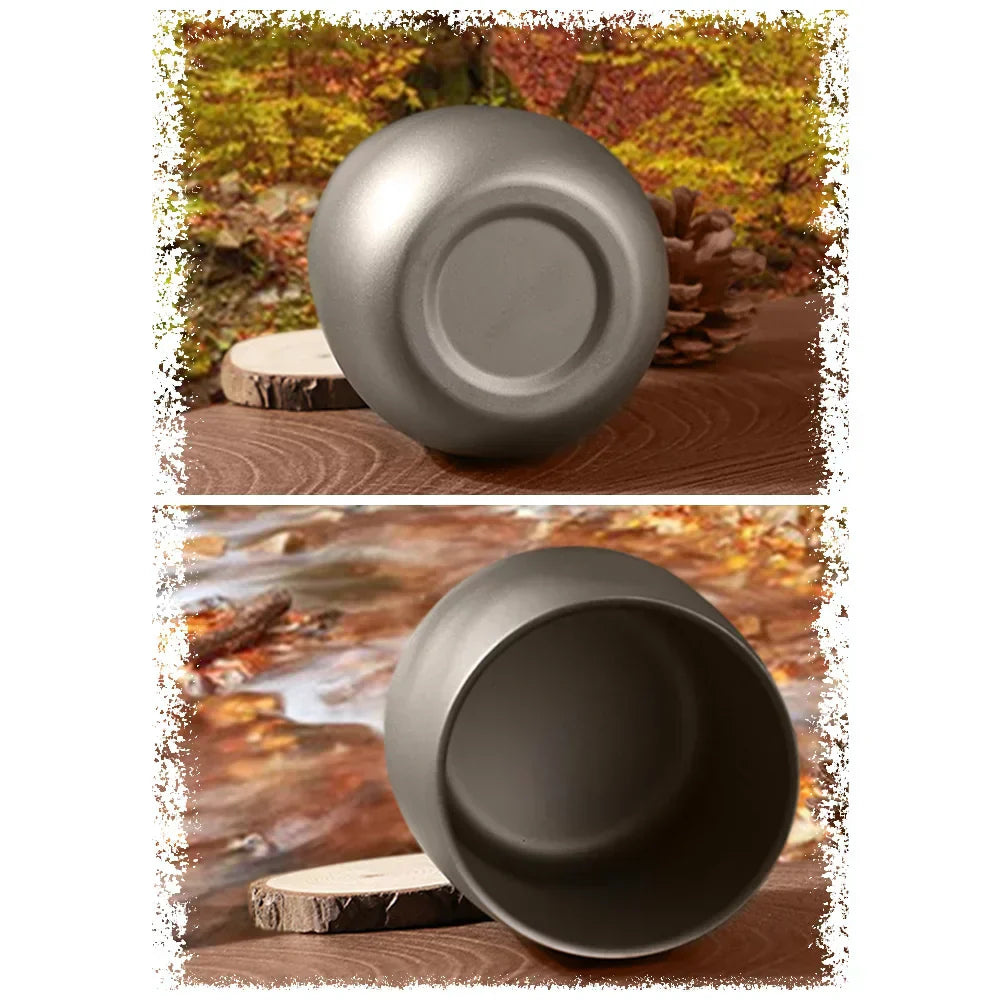 Titanium Cup Insulated Double Wall Drink Cup
