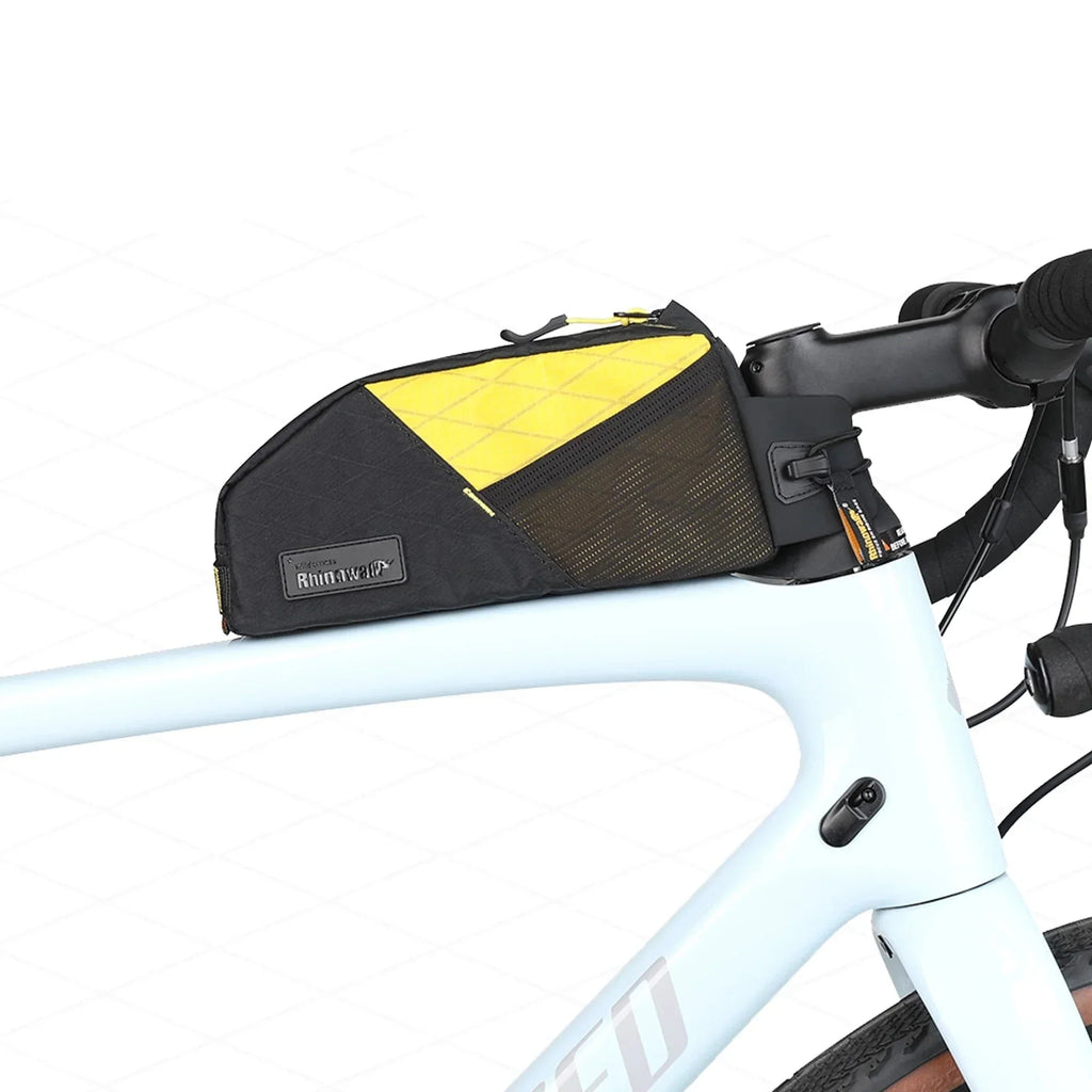 1.2L Top Tube Bike Bag Leg-Free Design Yellow