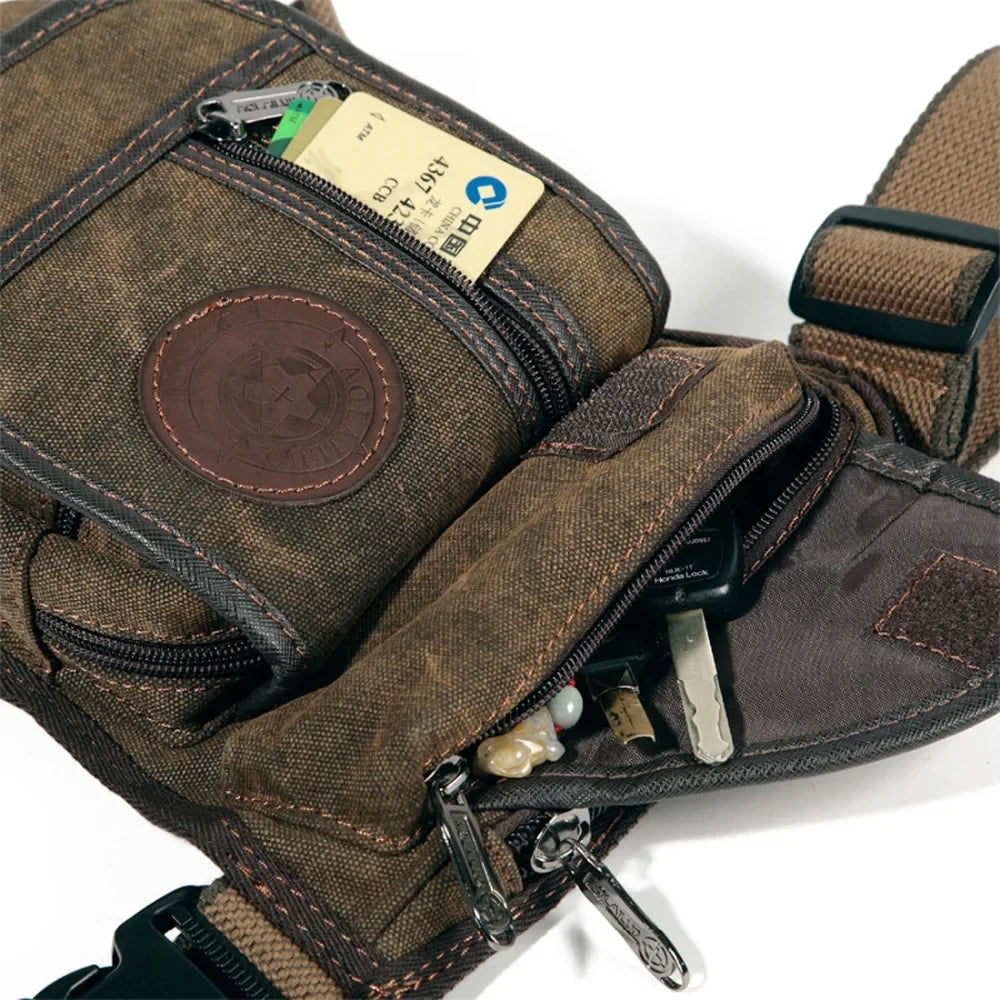 Canvas Drop Leg Utility Bag