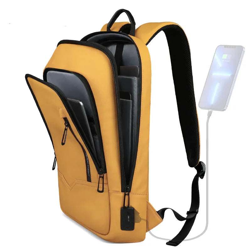 15.6-Inch Thin Laptop Backpack Yellow
