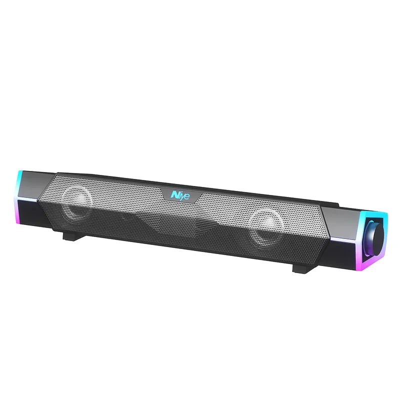 Computer Bluetooth RGB Light Speaker Black