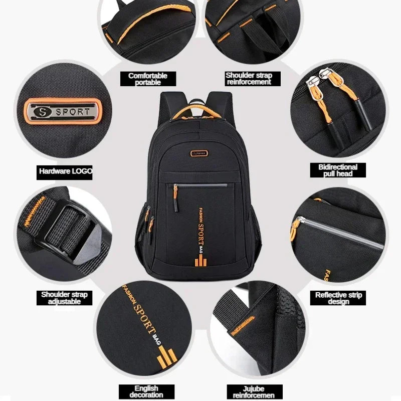 Business Laptop Backpack Orange