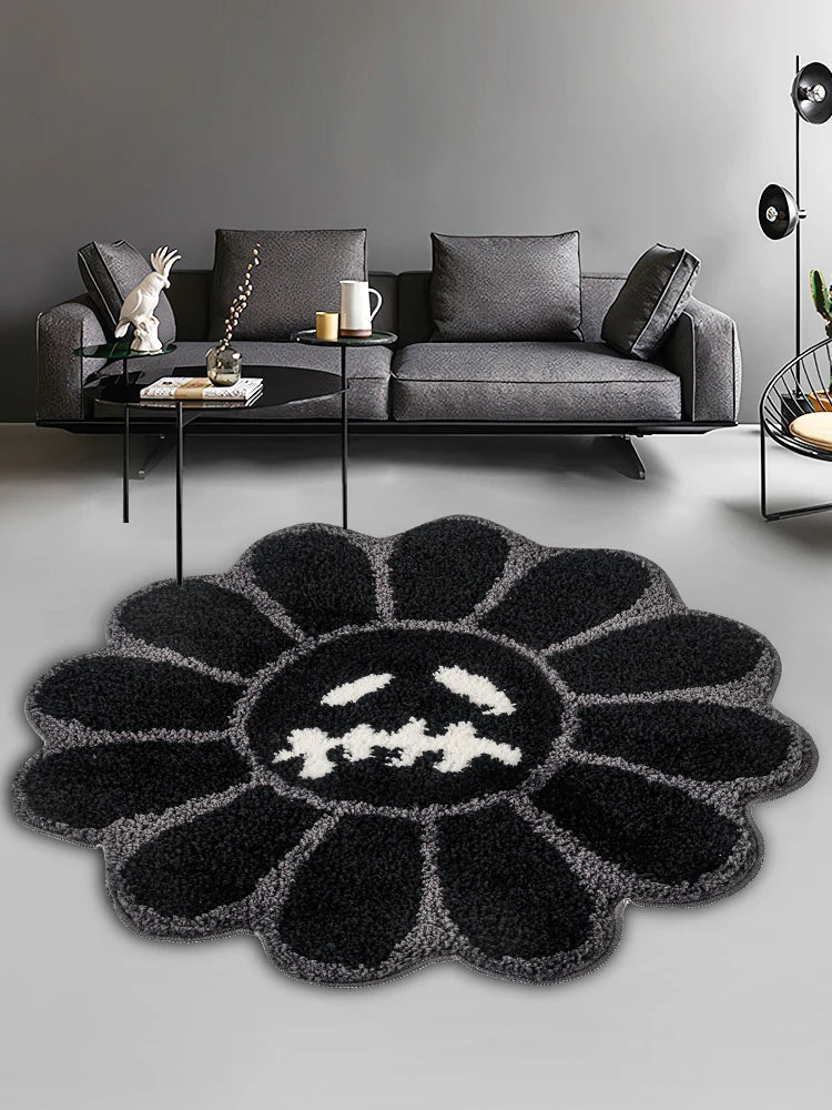 Smile-Inspiring Retro Rainbow Rug for Every Room