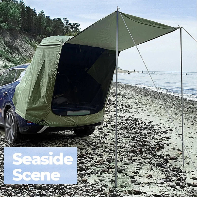 Outdoor Car Rear Tent with Canopy