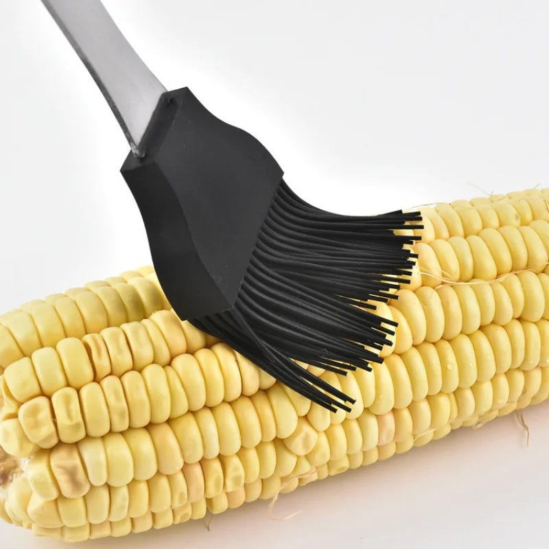 9-Piece Stainless Steel BBQ Grill Tool Set Silver