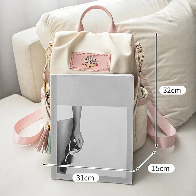 Premium Women's Large Capacity Shoulder Bag with Oxford Cloth