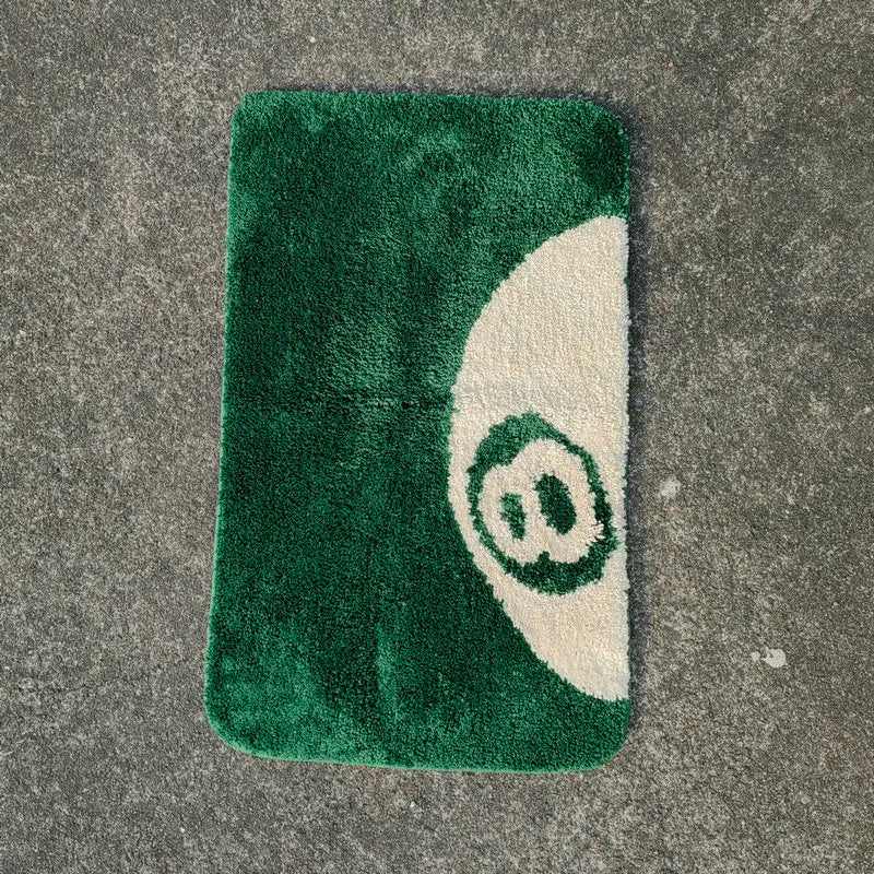 Green 8 Ball Non-slip Carpet Doormat