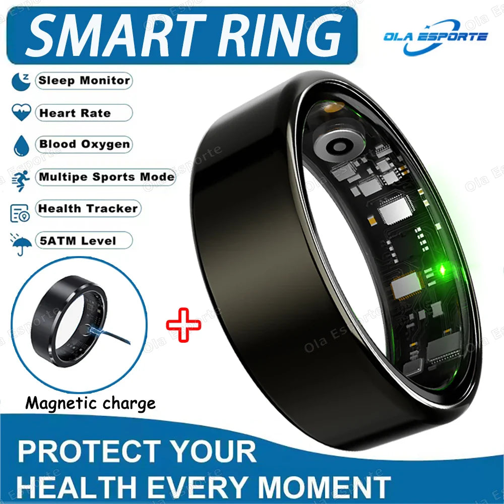 Smart Fitness Ring with Sleep & Activity Tracking