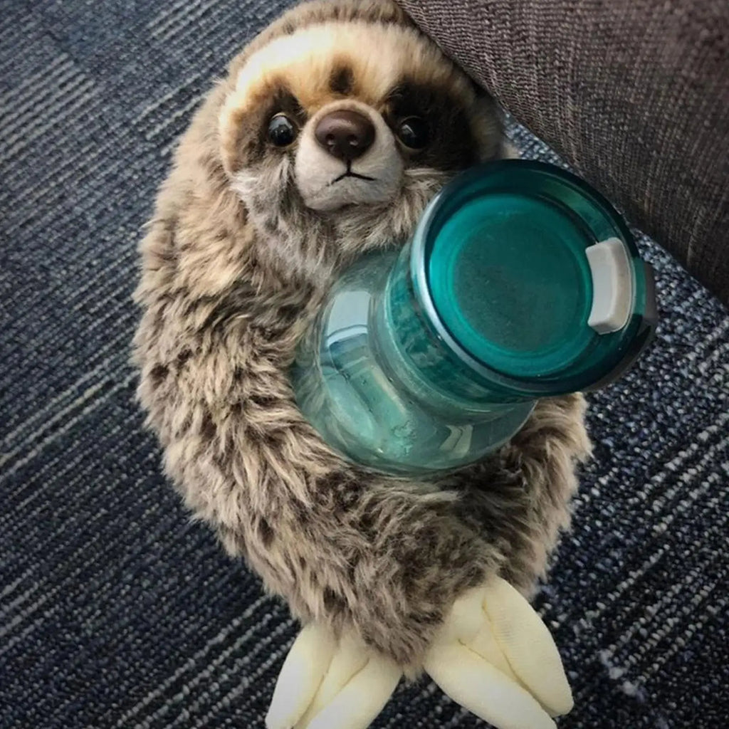 Cute Realistic Three-Toed Sloth Plush