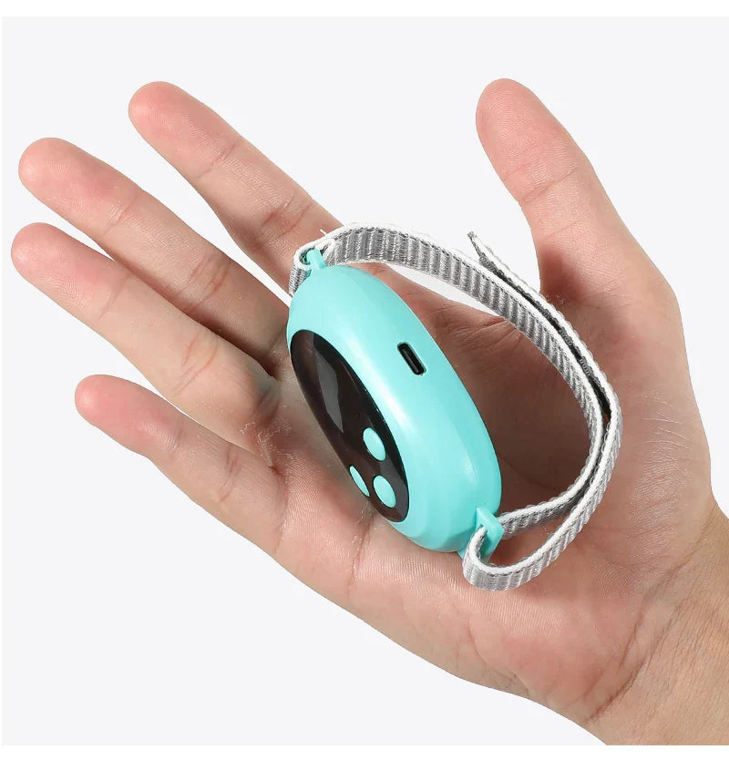 Microcurrent EMS Sleep Aid Device Palm Pulse Massager Blue