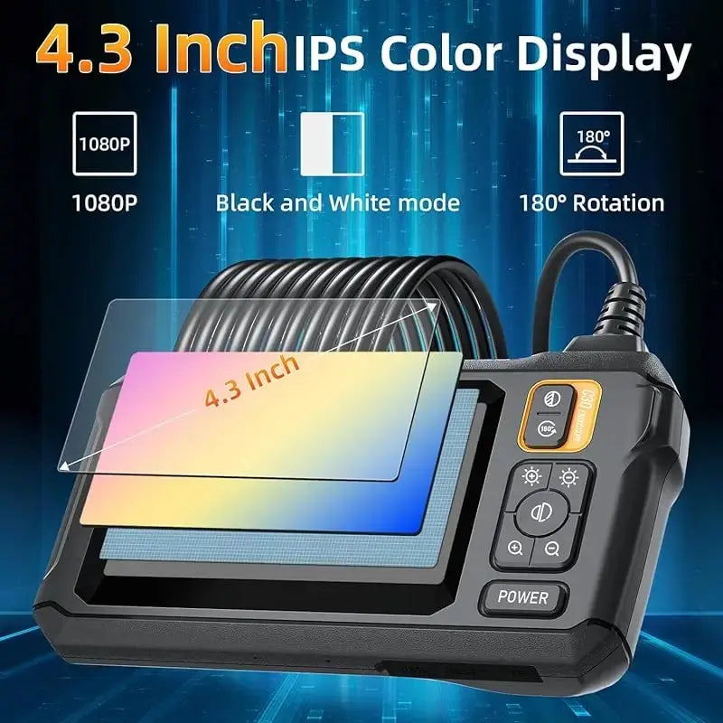 Industrial Endoscope Camera 4.3-inch IPS Display (1080P )